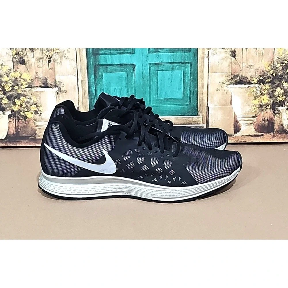 Nike Men's Air Zoom Pegasus 31 Flash Black/Reflect Silver Sz 11 683676-001